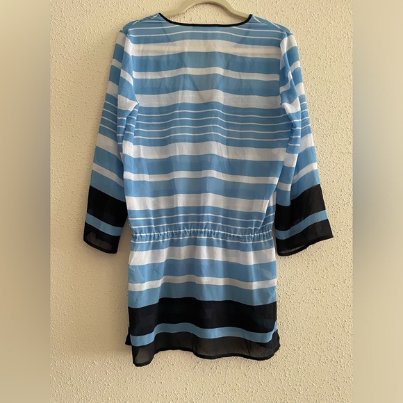 MICHAEL Michael Kors Women’s Striped Small Drawstring Tunic - Picture 5 of 12